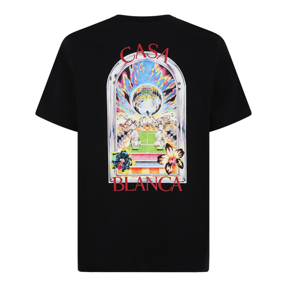 Black Graphic Print T-Shirt