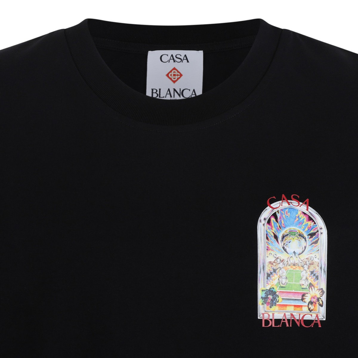 Black Graphic Print T-Shirt