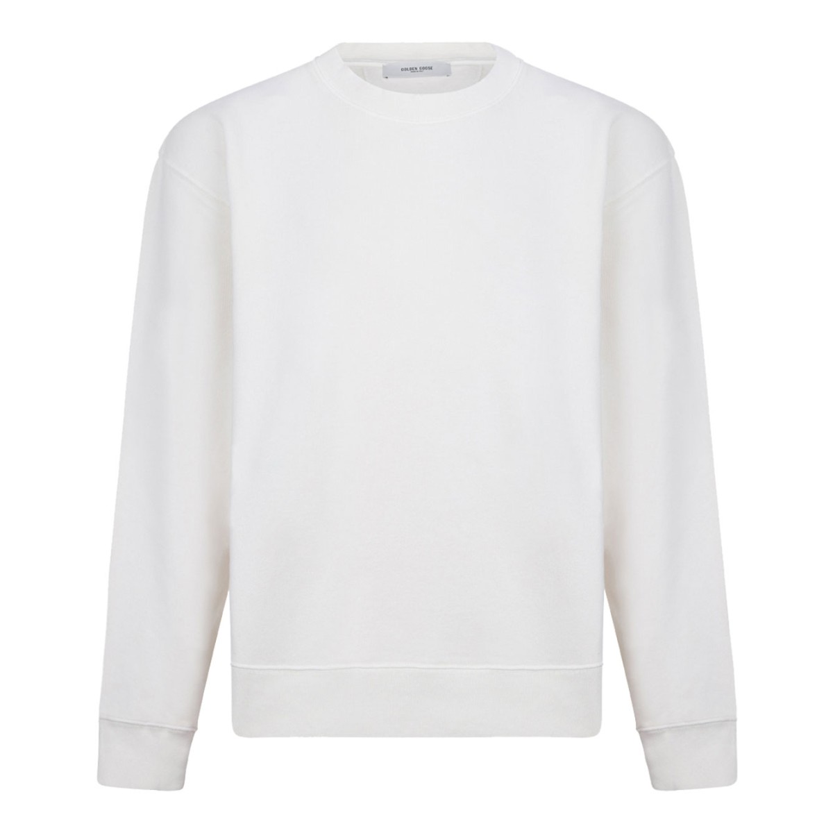 Boxy White Sweatshirt