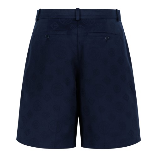 Navy Cotton Shorts 2
