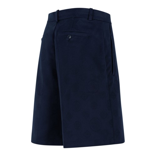 Navy Cotton Shorts