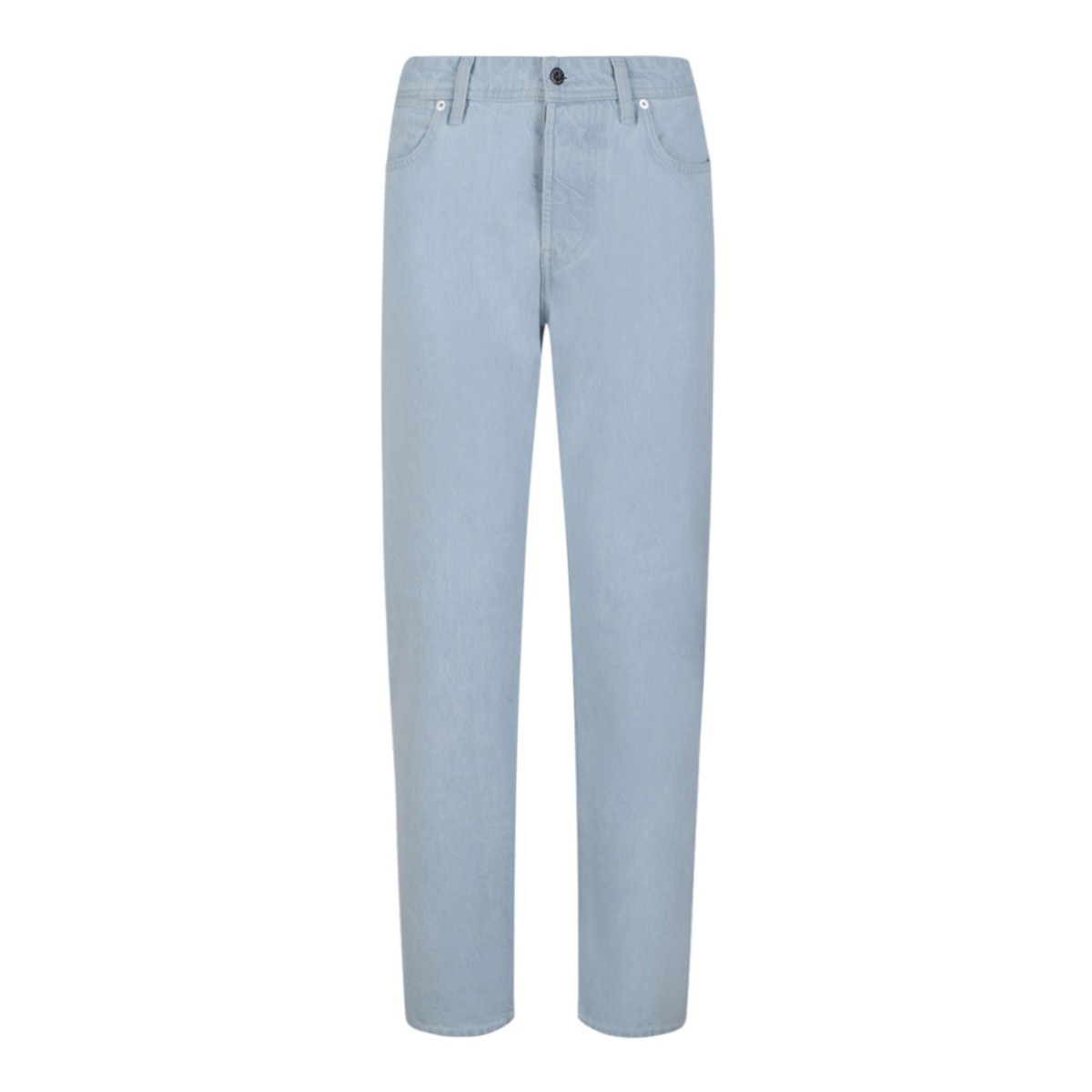 Light Wash Straight-Leg Jeans