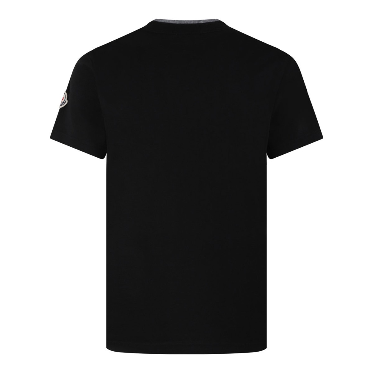 Black Logo Embroidered T-Shirt