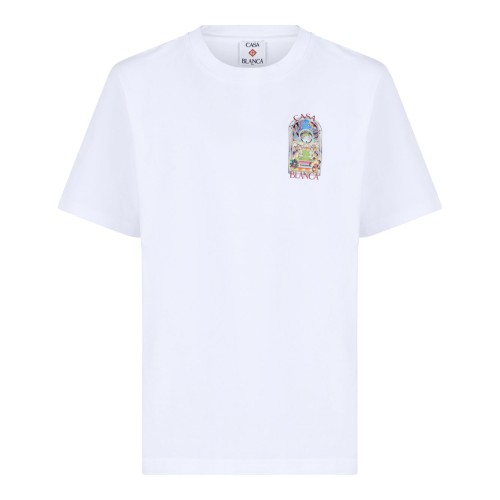 White Graphic Cotton T-Shirt