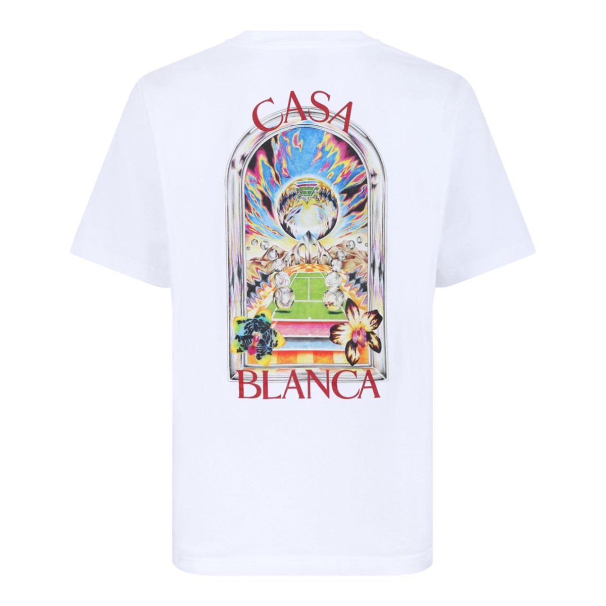 White Graphic Cotton T-Shirt