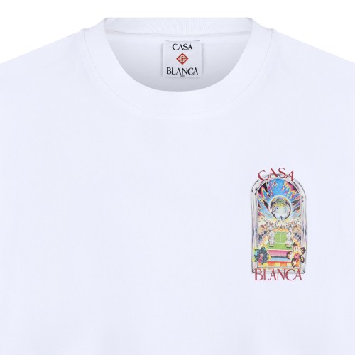 White Graphic Cotton T-Shirt
