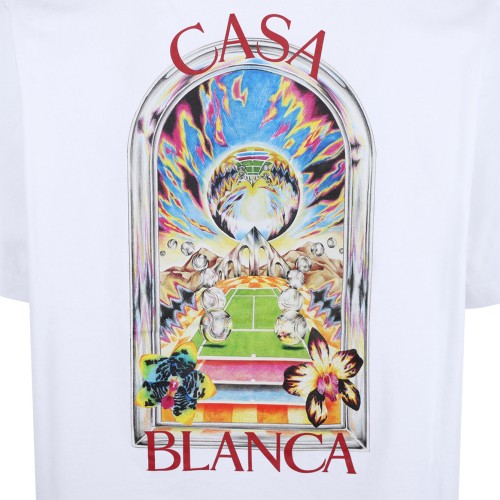 White Graphic Cotton T-Shirt