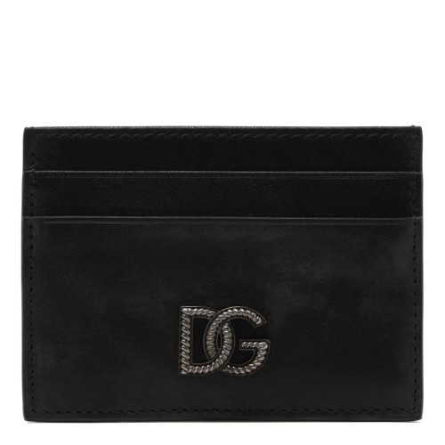 Black Leather DG Card Holder