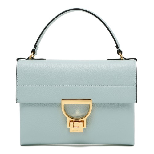 Acquamarine Genuine Leather Arlettis With Two Handles Bag