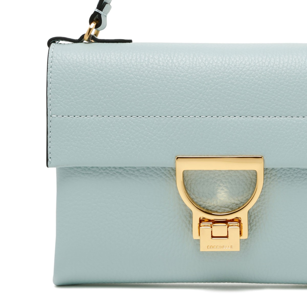 Acquamarine Genuine Leather Arlettis With Two Handles Bag