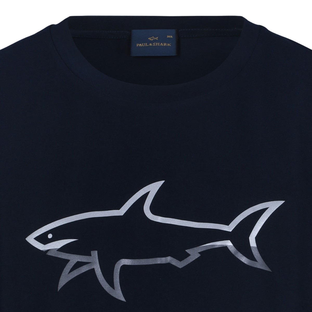 Navy Blue Graphic Print T-Shirt