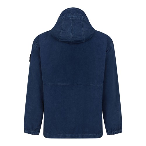 Blue Hooded Anorak Jacket 2