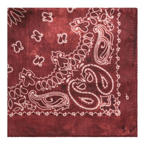 Red Paisley Bandana Scarf