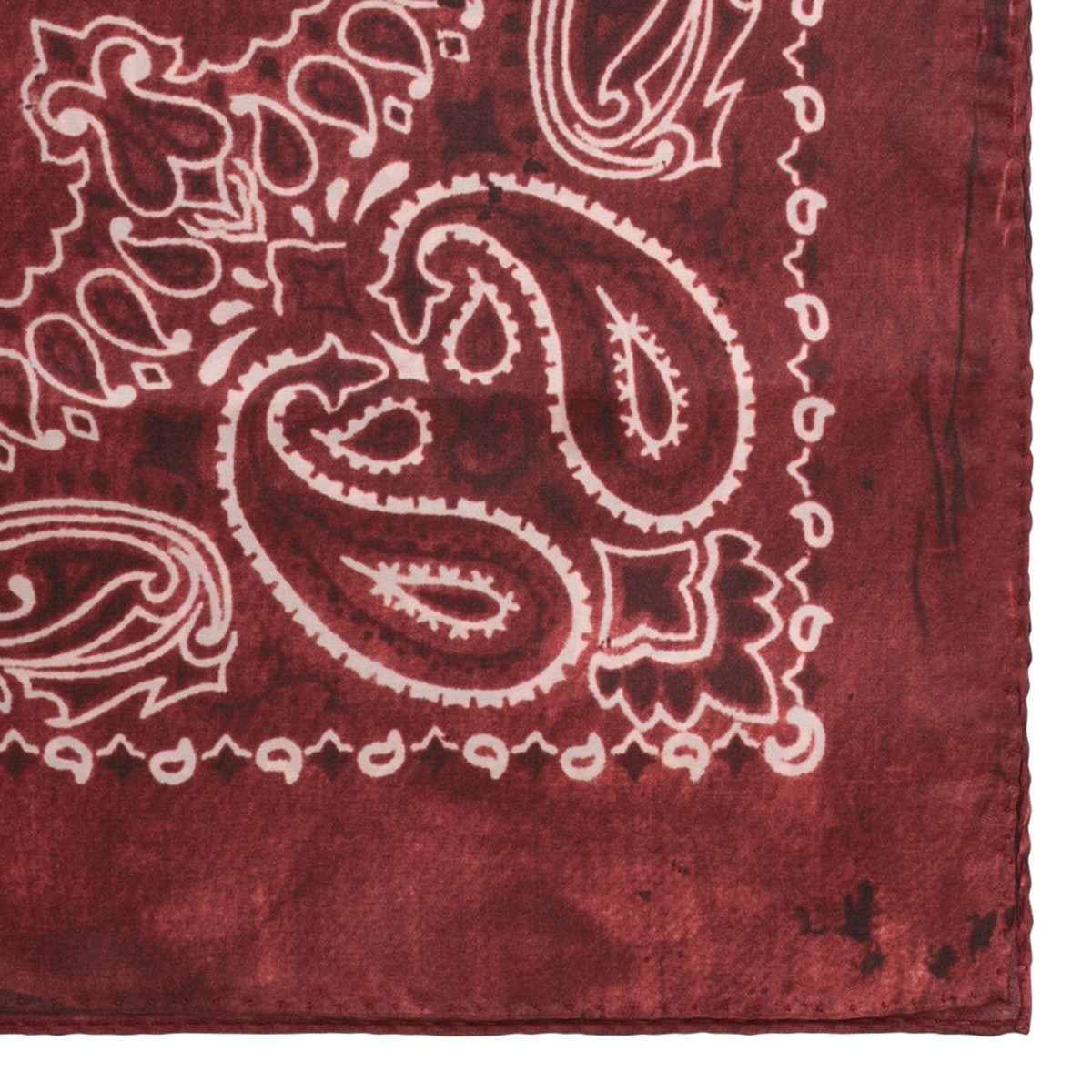 Red Paisley Bandana Scarf