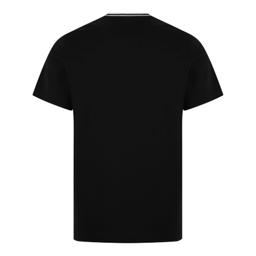 Black Graphic Cotton T-Shirt