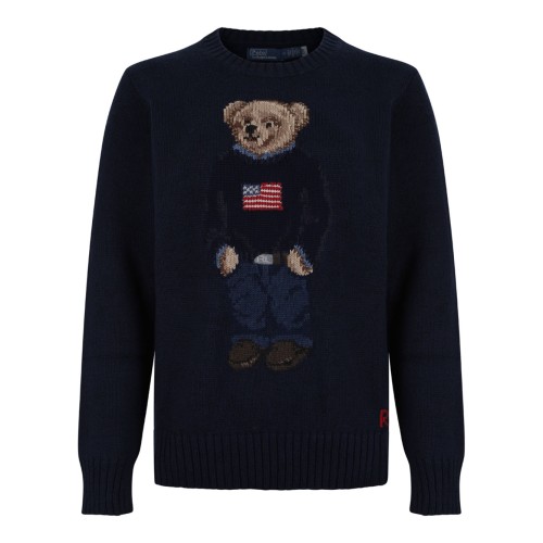 Navy Polo Bear Sweater