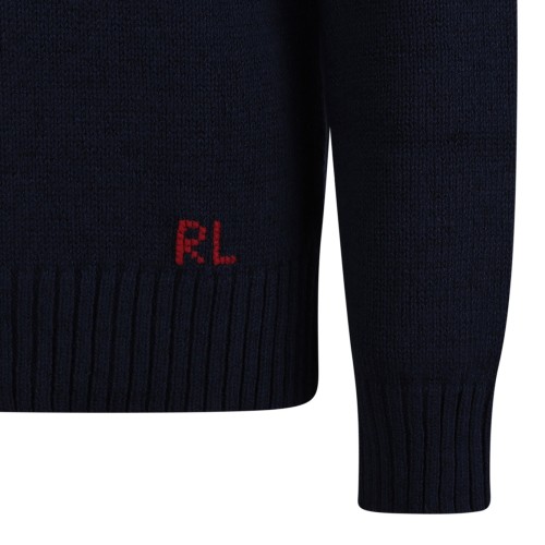 Navy Polo Bear Sweater