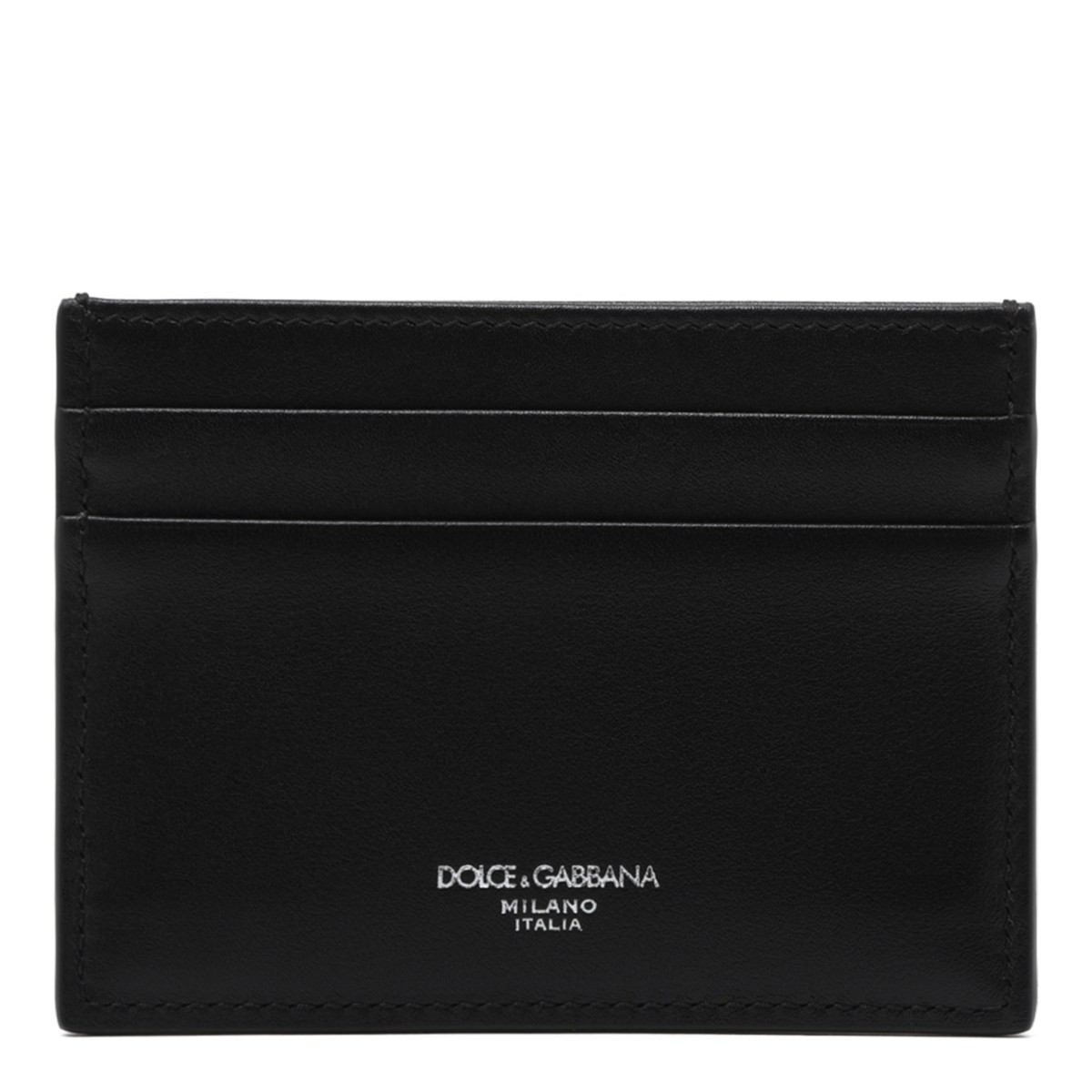 Black Leather Card Holder