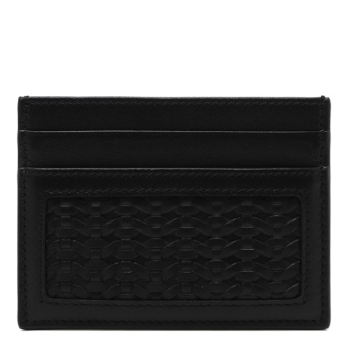 Black Leather Card Holder