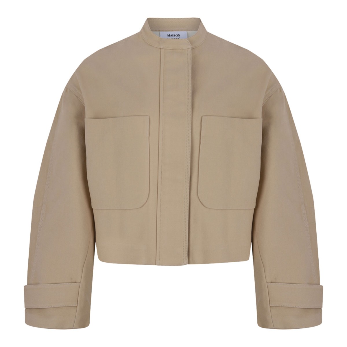 Flat White Cropped Jacket