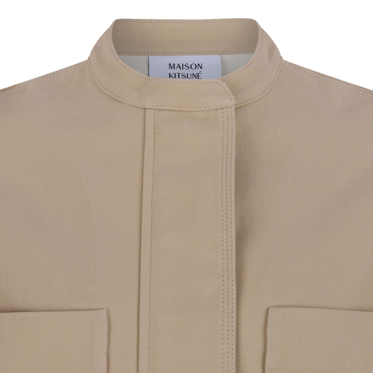 Flat White Cropped Jacket