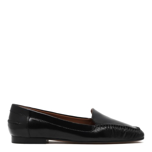 Black Leather Loafers