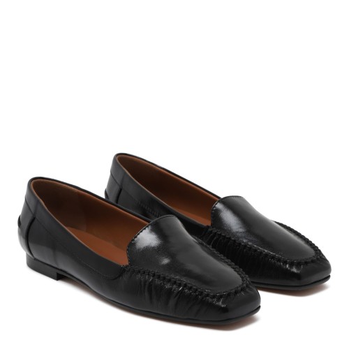 Black Leather Loafers
