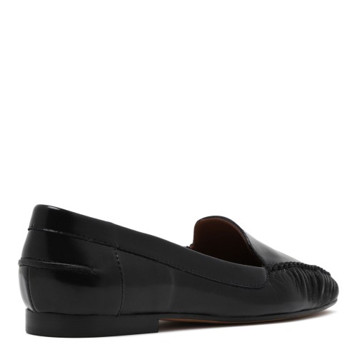 Black Leather Loafers
