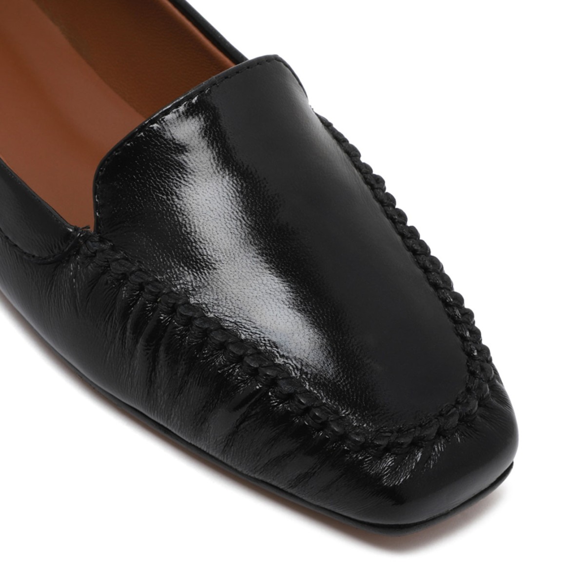 Black Leather Loafers