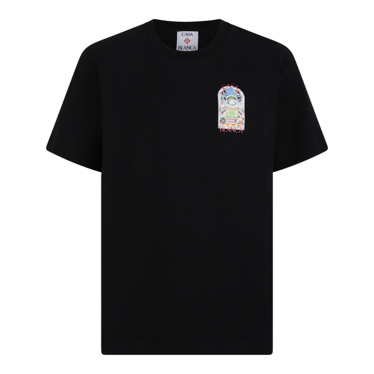 Black Graphic Print T-Shirt