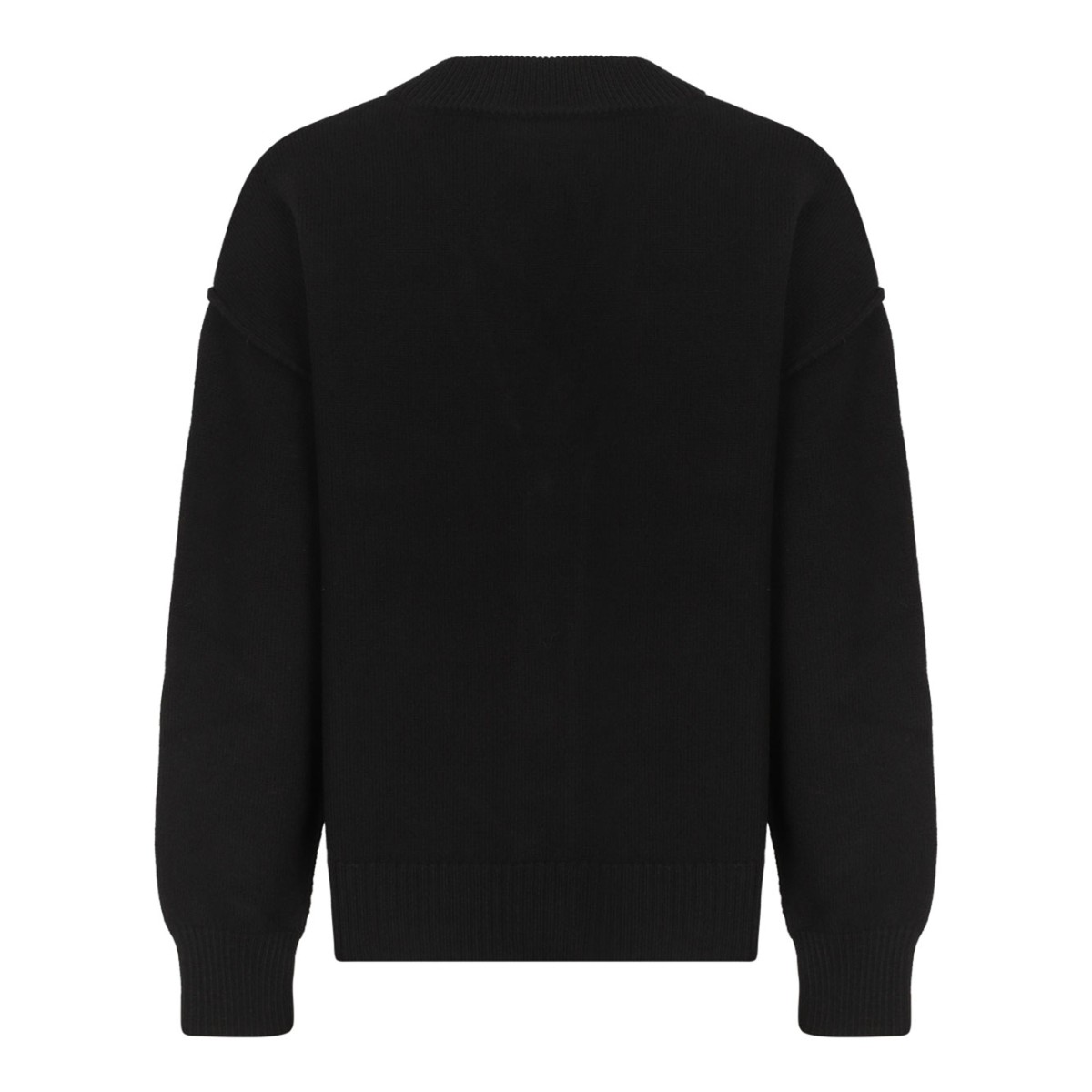 Black Wool Cardigan
