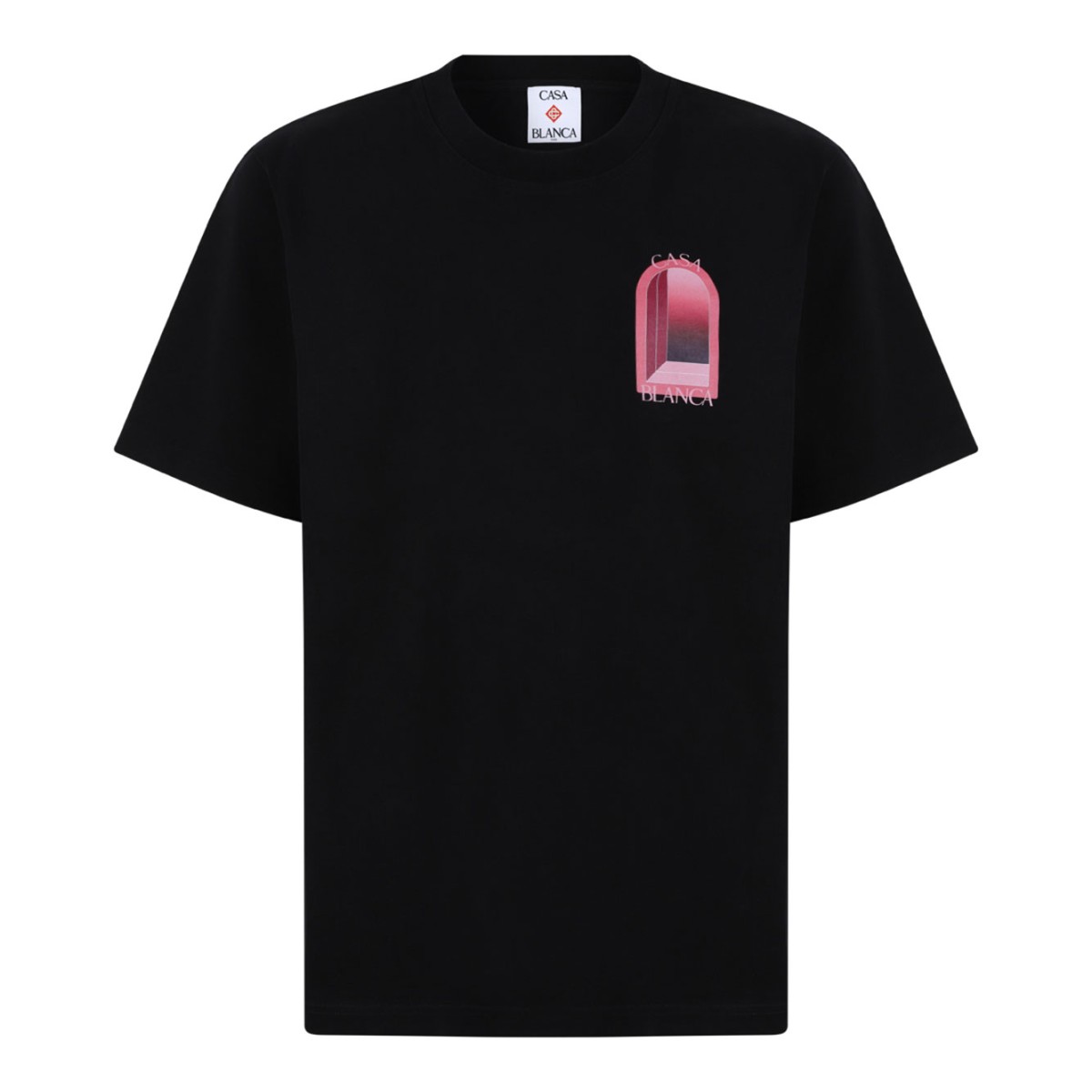Black Casa Blanca Graphic T-Shirt