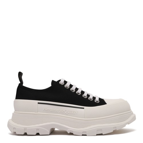 Black and White Tread Slick Shoes