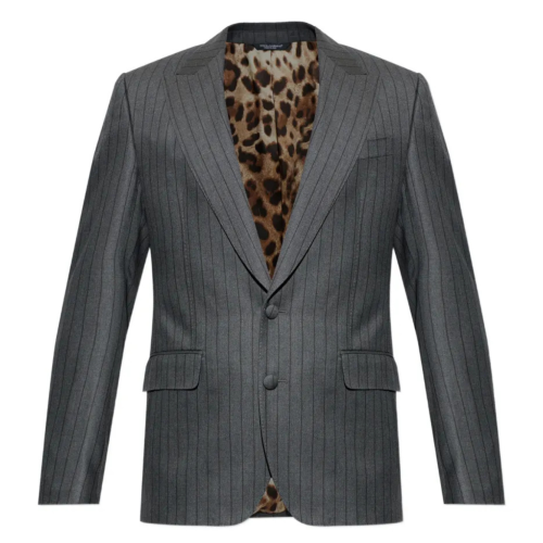 Grey Pinstripe Blazer