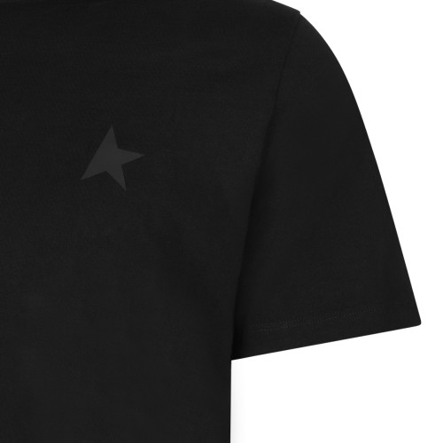 Golden Goose Black Star Cotton T-Shirt. 