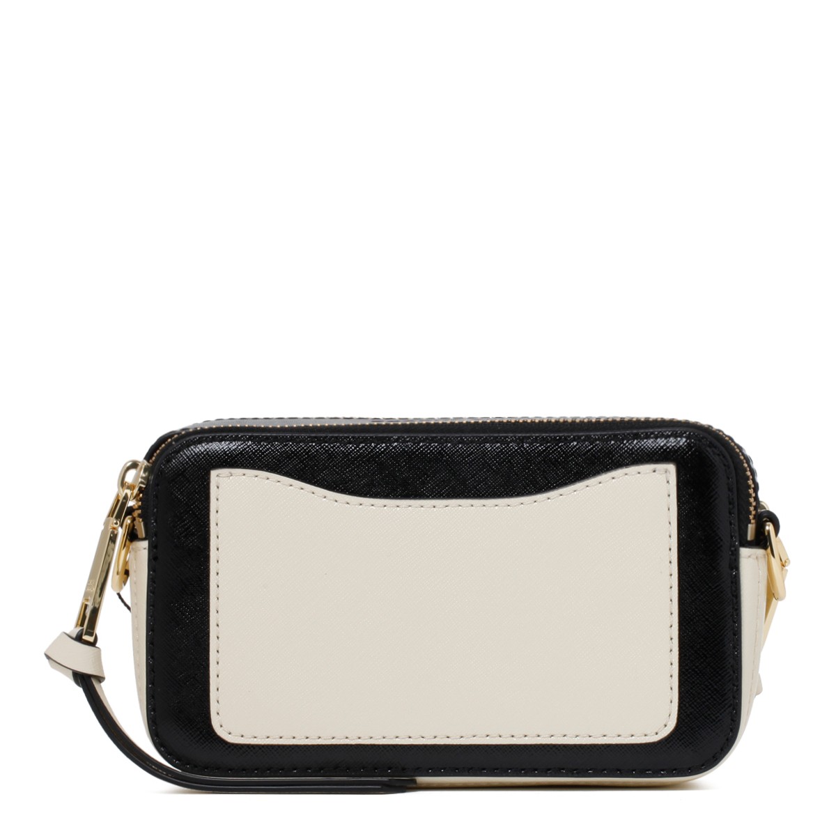 Cloud White Snapshot Saffiano Shoulder Bag