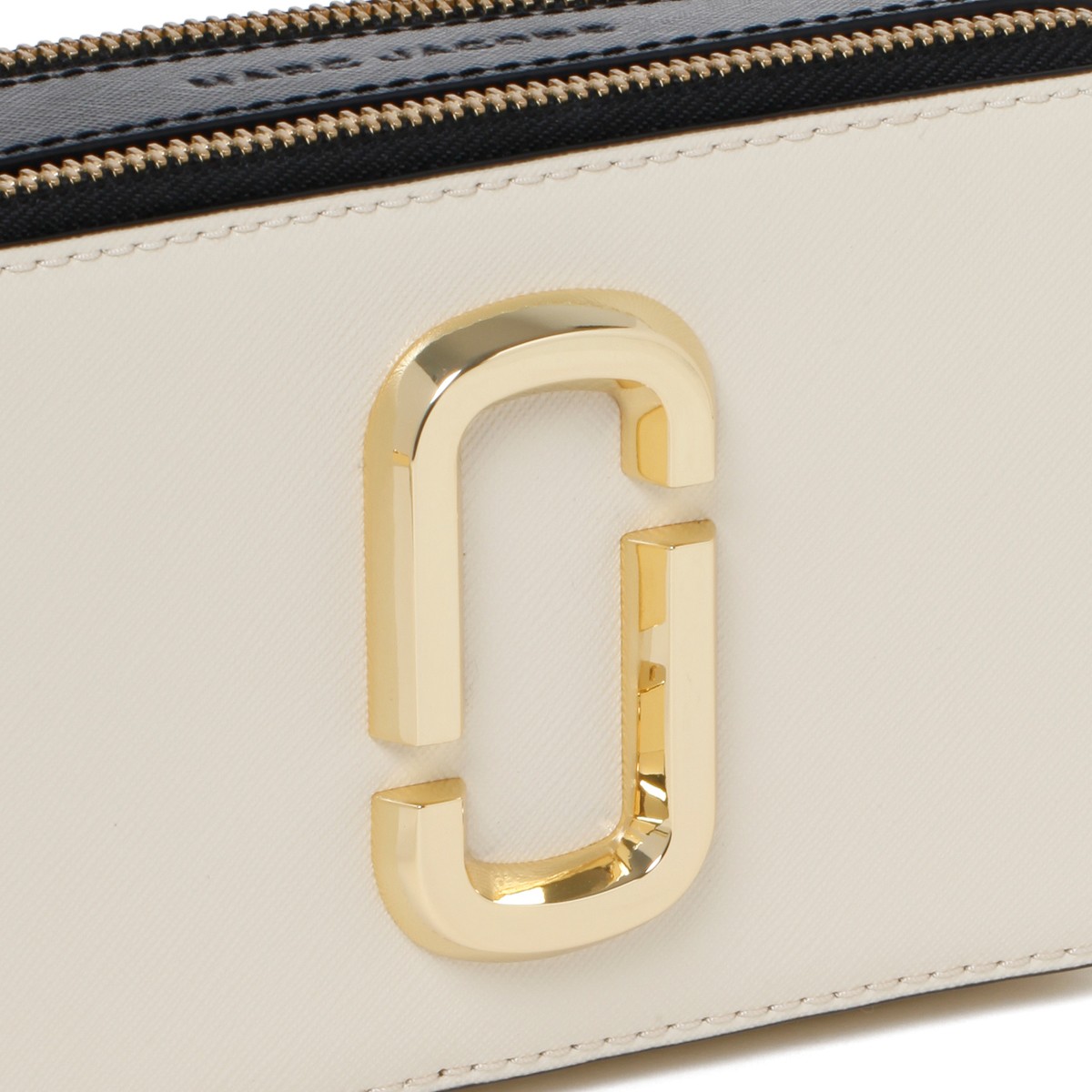 Cloud White Snapshot Saffiano Shoulder Bag