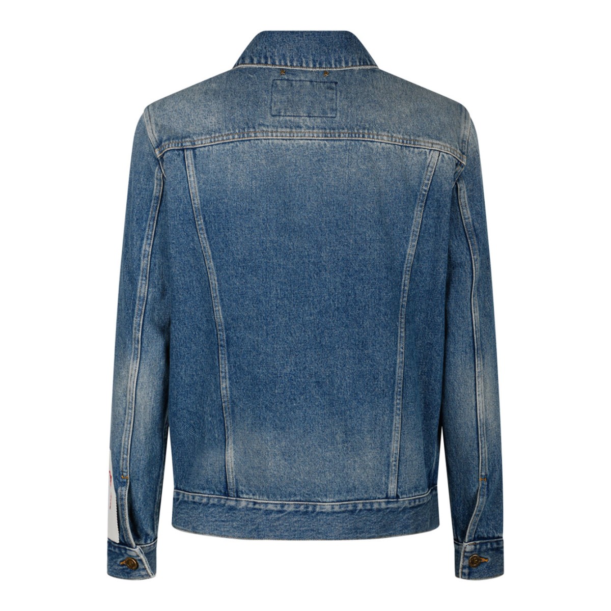 Golden Goose Blue Vintage-Wash Denim Jacket.  