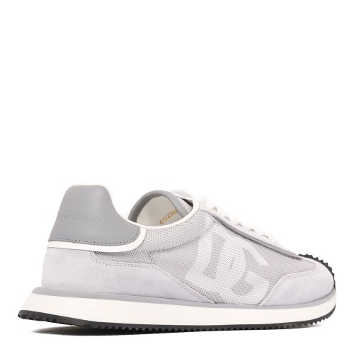 White And Grey DG Cushion Sneaker