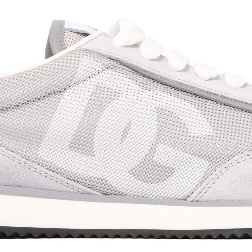 White And Grey DG Cushion Sneaker