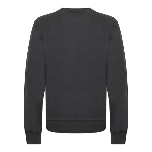 Golden Goose Grey Logo Cotton Sweatshirt. 