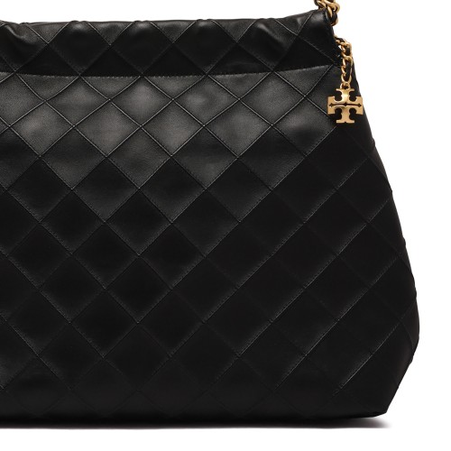 Black Fleming Drawstring Bag