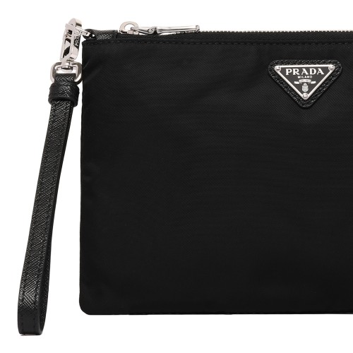 Black Re-Nylon Pouch