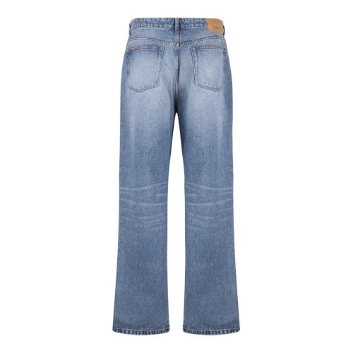 Blue Wide Leg Jeans
