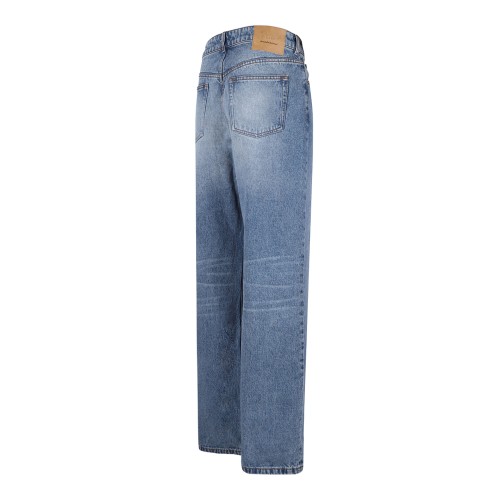 Blue Wide Leg Jeans
