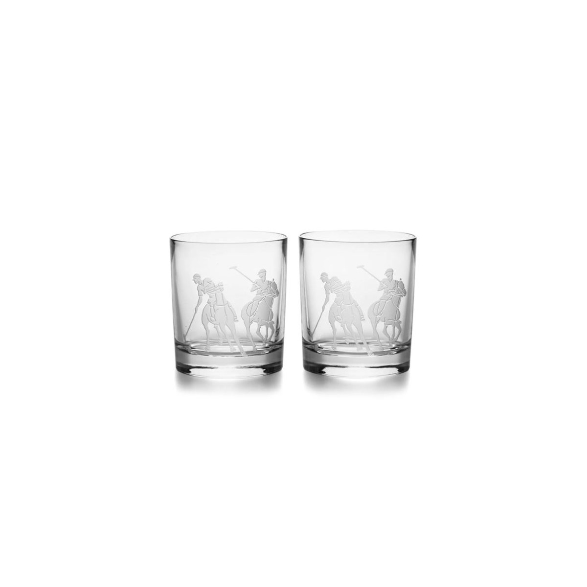 Ralph Lauren Home Set of 2 Garrett Double Old Fashioned Glasses.