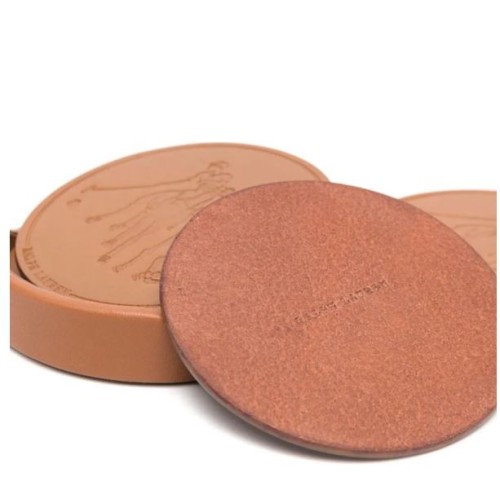 Ralph Lauren Home Garrett Leather Coasters. 2