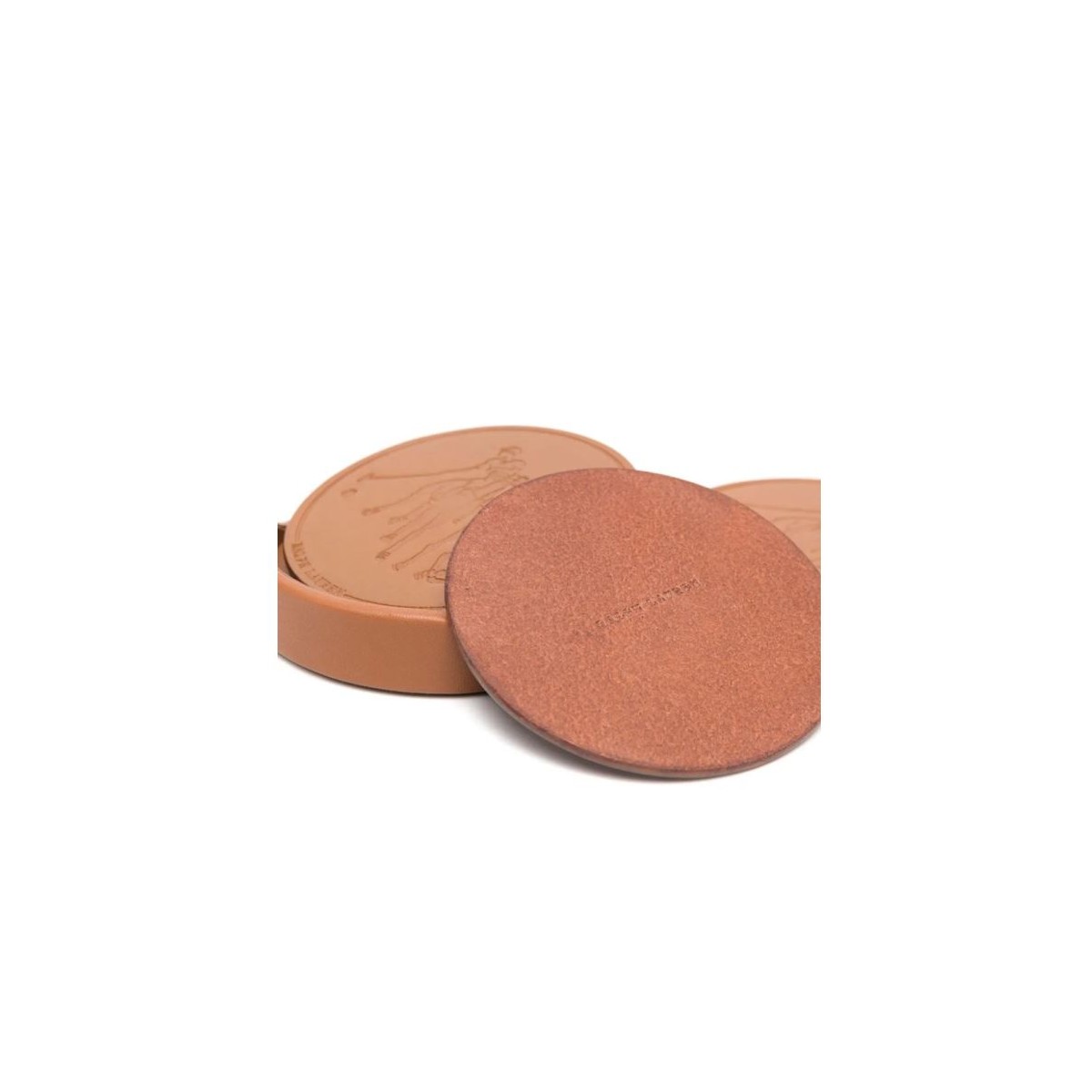 Ralph Lauren Home Garrett Leather Coasters.
