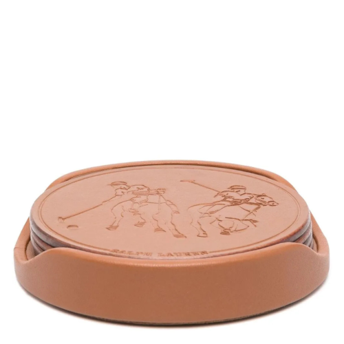 Ralph Lauren Home Garrett Leather Coasters.