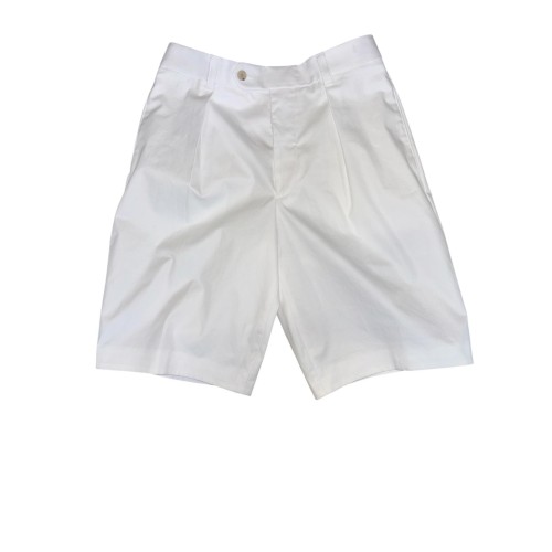 White Tailored Bermuda Shorts